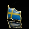 Sweden Waving Friendship Flag Metal Lapel Pin United Nations Badge Pin-Back Tie Badge ► Photo 2/6