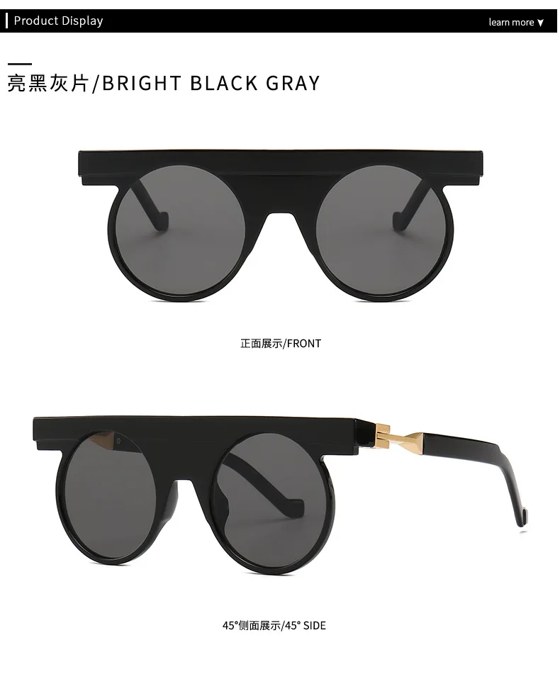 AOZE, модные современные солнцезащитные очки future, BL0014, винтажные круглые брендовые дизайнерские солнцезащитные очки, UV400