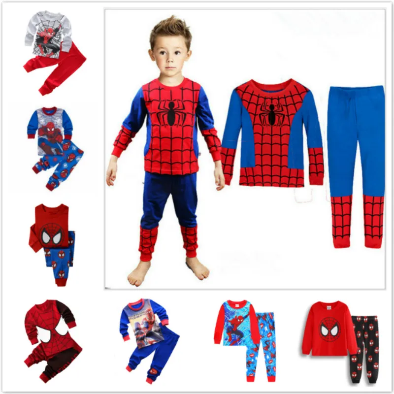 Pyjama Girl Sleepwear Clothing-Set Cars Spiderman Fille Elsa Toddler New Infantil Kid