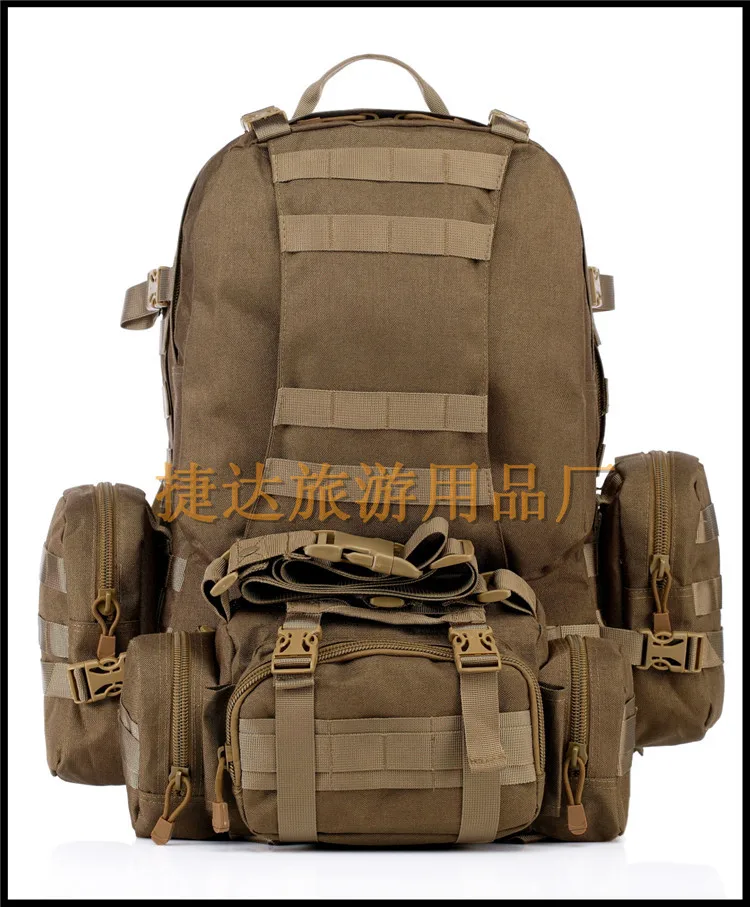 

Combination Backpack Tactical Backpack Outdoor Camping Hiking Backpack Camouflage Multi-functional Bag 1000D