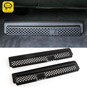 

CarManGo Car Accessories Back Seat Floor Air Vent Outlet Trim Sticker Interior Decoration For Audi A4 A5 S4 S5 B9 2017-2020