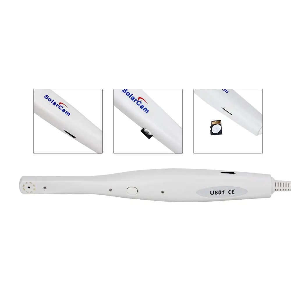  8 LED Light Dentist Oral Endoscope Dental Lab Clinic Intraoral Camera Scanner Teeth Monitoring Insp - 4000336727447