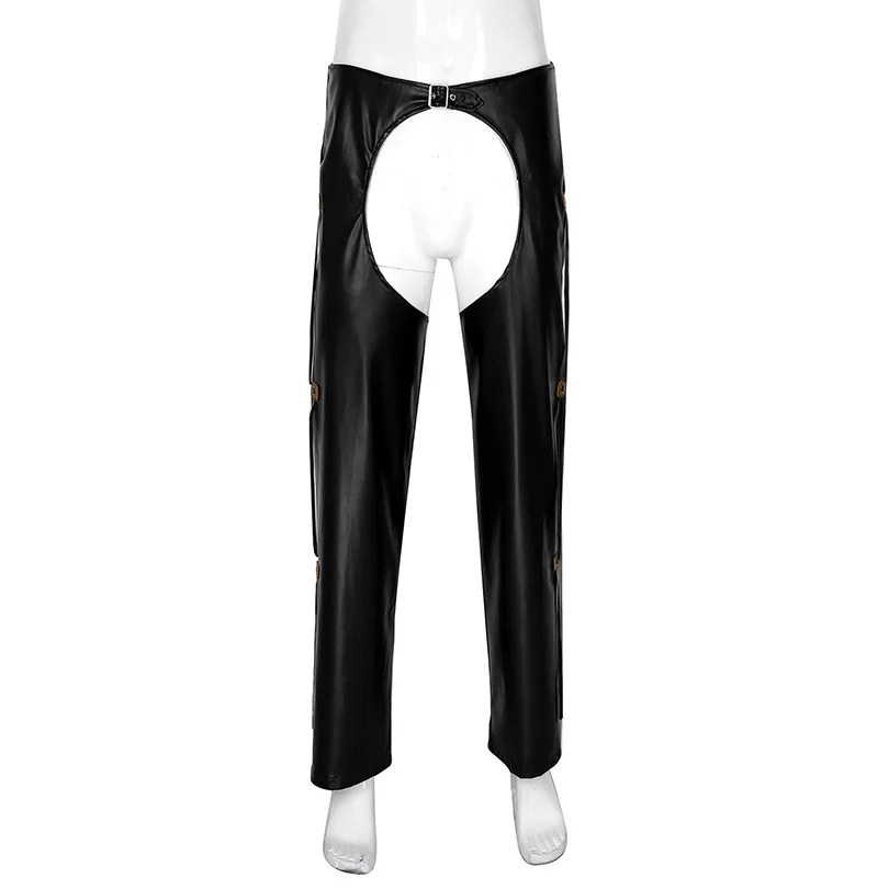 Mens West Cowboy Costume Open Crotch 