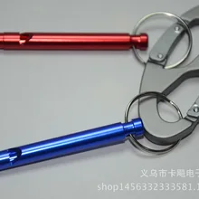 Настоящий продукт, свисток из алюминиевого сплава, спасательный свисток, свисток для выживания, металлический свисток, свисток из алюминиевого сплава