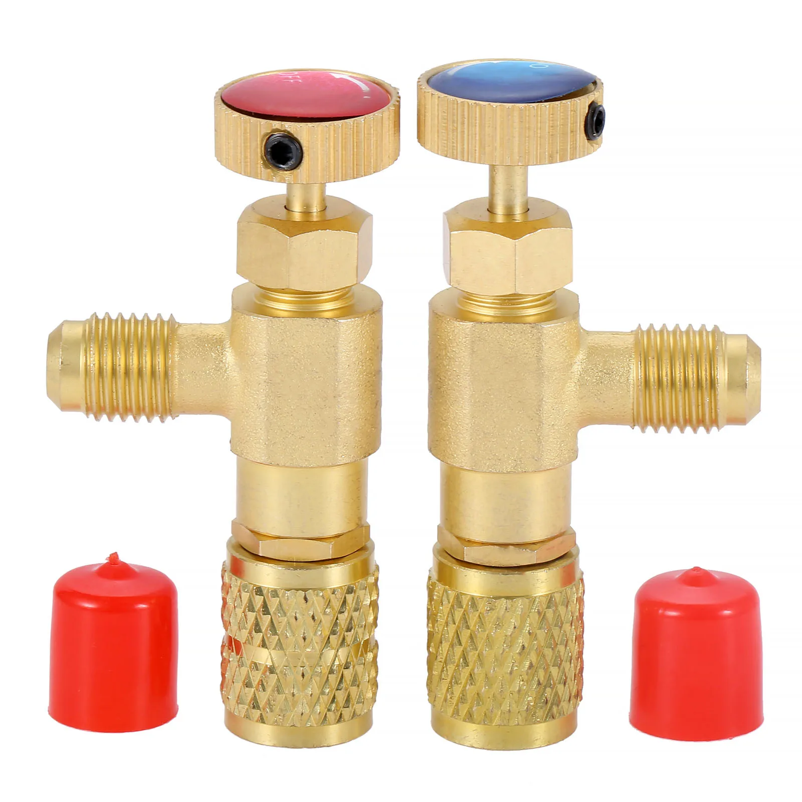 R12 R410 Carica Del Refrigerante Valvola, R12 R22-1/4 "Maschio A 1/4" Femmina, R410-1/4 "Maschio A 5/16" Femmina Per R12 R22 R410