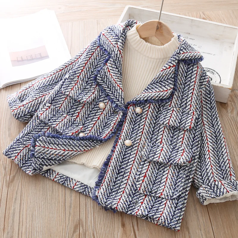 

Autumn Girl's Jacket Clothes Overalls For Baby Girl Jackets Long Sleeve Kids Infant Outerwear Children's Clothing 3-8 Years Old