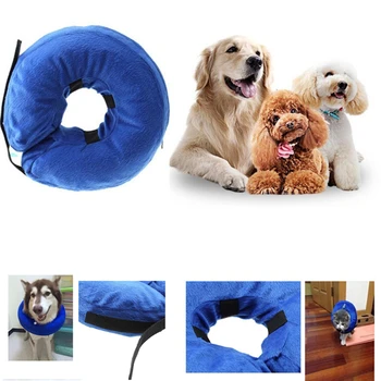 

Dog Pet Elizabeth Collar Inflatable Anti-bite Injury Recovery Neck Protective Surgery Cone Dogs Cats Wound Healing Medical Cover