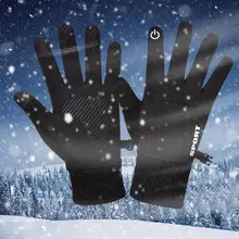 Мужские и wo мужские водонепроницаемые перчатки зимние мотоциклетные ветрозащитные плюс бархатные теплые зимние теплые пуховые перчатки 30D5