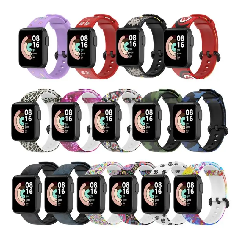 Silicone Band Strap For XiaoMi Mi Watch Lite/Redmi Watchstrap Smart Sport WristBand Bracelet Replacement Correa Accessories