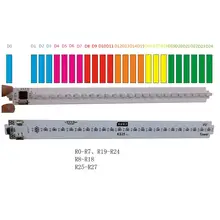 Музыкальный аудио анализатор спектра комплект светодиодный KS25 звуковой спектр VU метр башня для DIY аудио системы вакуумный ламповый усилитель