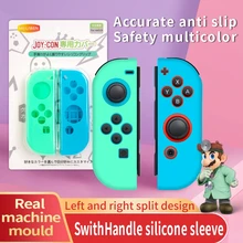 Dla Nintendo Switch Joycon obudowa ochronna Joy Cons Grip Gel Guard Switch Joy Con kontrolery silikonowa skóra antypoślizgowa Joy-Con tanie tanio Upingzi CN (pochodzenie)