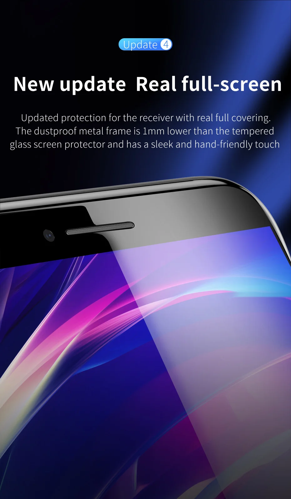 Baseus 2 шт протектор экрана для iPhone 7 8 Plus 0,23 мм анти-писк полное покрытие 3D защитное закаленное стекло Flim для iPhone 7 8