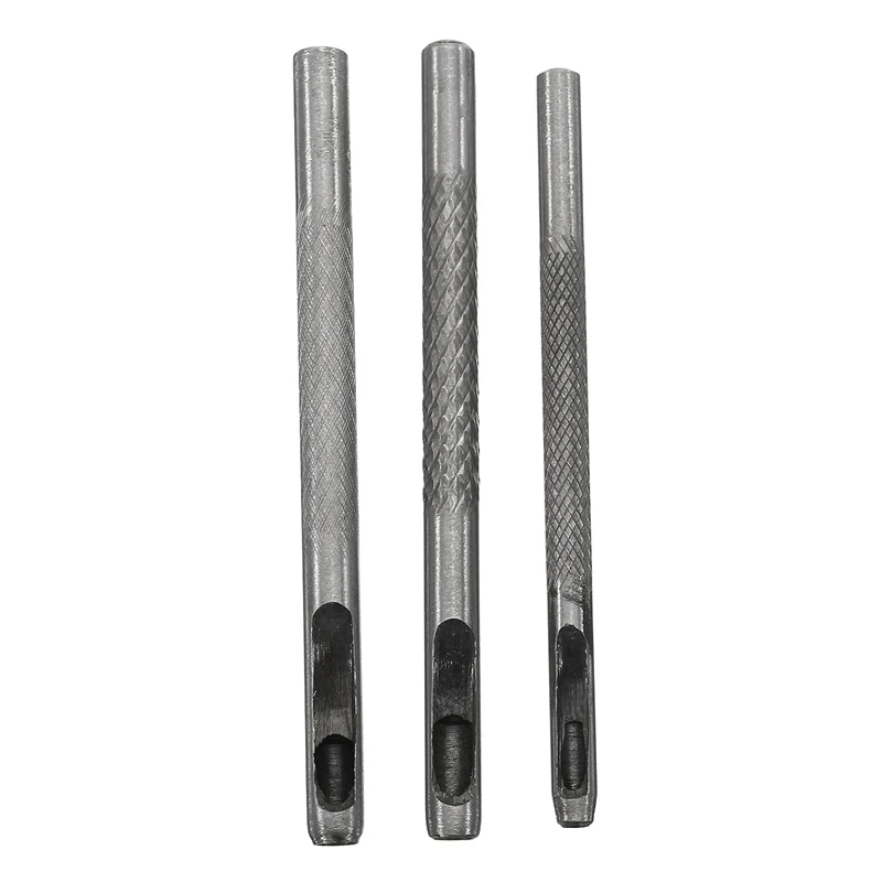 EASY-12pcs набор инструментов для монтажа на кнопках с заклепками для кожаных поделок набор инструментов для ручного перфорации материал, аксессуары для поделок