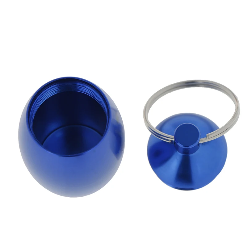 Открытый портативный водонепроницаемый чехол для таблеток, контейнер для таблеток, чехол из алюминиевого сплава, металлический чехол для таблеток, контейнер для таблеток