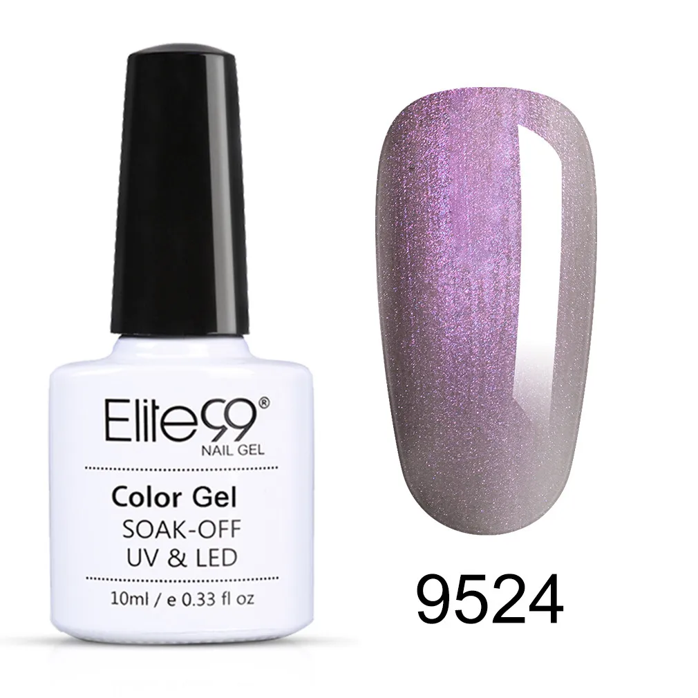 Elite99 10 мл оболочка жемчужные УФ-гель для ногтей био-Гели Soak Off грунтовка для ногти гель лак русалка! полупостоянная лак для ногтей, полустойкое к - Color: 9524