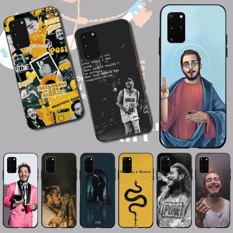 NBDRUICAI post malone DIY Painted Bling Phone Case for Samsung S20 plus Ultra S6 S7 edge S8 S9 plus S10 5G NBDRUICAI post malone DIY Painted Bling Phone Case for Samsung S20 plus Ultra S6 S7 edge S8 S9 plus S10 5G