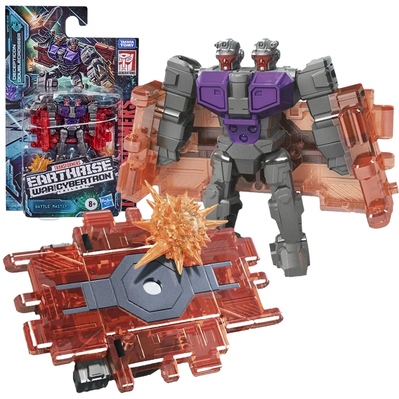 Hasbro подлинные Трансформеры игрушки WFC E39 Decepticon doublecroссер аниме экшн-фигурки