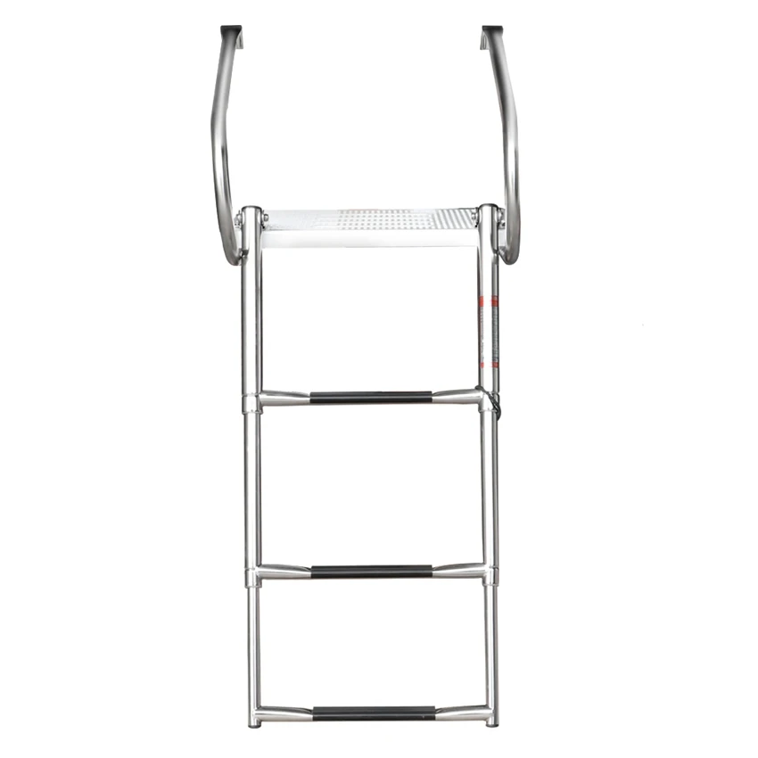 

9924S3 Hardware Accessories Boat Step Ladder 3-section Marine LadderThickened Stainless Steel Telescopic Ladder Handrail Ladder