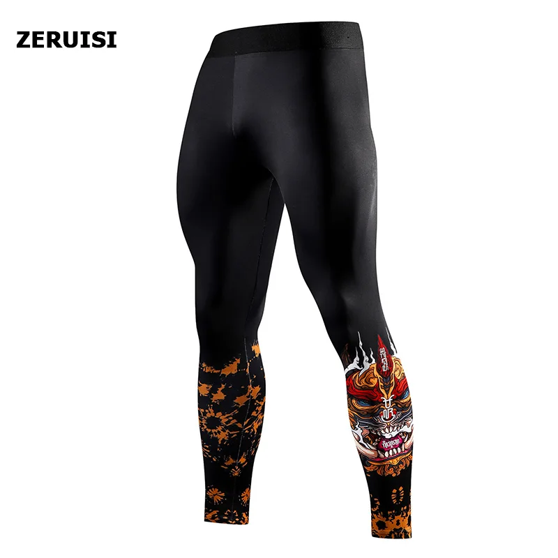 Leggings Sportswear Compression-Pants Yoga-Bottoms Training Fitness Gym Male Men