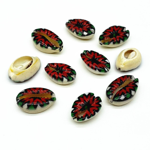 Multicolor Natural Shell Loose Spacer Beads 10-20mm Oval Beaded For Jewelry Charm Necklace Bracelet Accessory #ZZ04