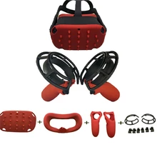 6 шт./компл. мягкий силиконовый уход за кожей лица маска для глаз крышка Накладка устойчивость к поту контроллер сцепление шлем Защитный чехол для Oculus Quest Очки виртуальной реальности VR очки