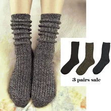 Толстые мягкие мужские и женские носки средней длины, дезодорирующие, впитывающие пот, впитывающие влагу, эластичные женские носки для осени и зимы