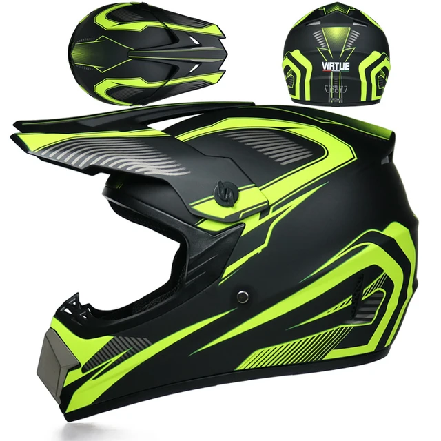 Casque Moto Cross enfant de Marque luxe Casque hors route Casque