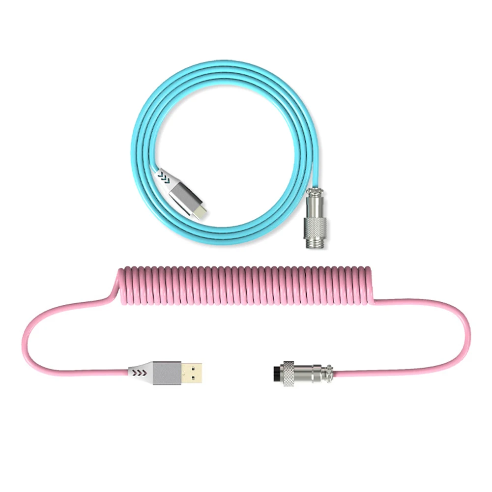 Oryginalny typ C kabel USB klawiatura mechaniczna spirala 1.7M niestandardowy kabel do gier zwijany Aviator kabel do transmisji danych zatyczka powietrzna 2 Oryginalny typ C kabel USB klawiatura mechaniczna spirala 1.7M niestandardowy kabel do gier zwijany Aviator kabel do transmisji danych zatyczka powietrzna 2