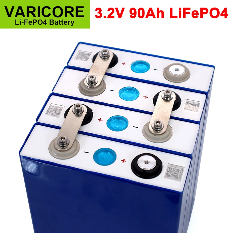 4 шт. VariCore 3 2 V 90Ah LiFePO4 батарея может образовывать 12V 4S 270A разрядка литий железо