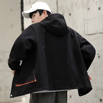 

Jacket male spring 2020 Korean version handsome utility jacket male spring clothes streetwear jackets