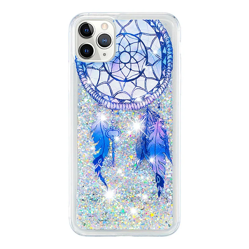 Чехол для iPhone 11 Pro 4 4S 5 5S SE 6 7 8 Plus X XR XS Max блестящий мягкий милый чехол с блестками и
