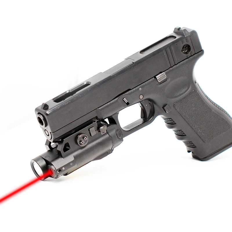 Laserspeed Охотничий Тактический красный точечный лазерный светодиодный белый