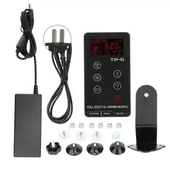 

High Quality Adjustable 100-240V Tattoo Machine Power Supply Tattoo Power Source Alloy ABS Tattoo Artist Professional Tattoo
