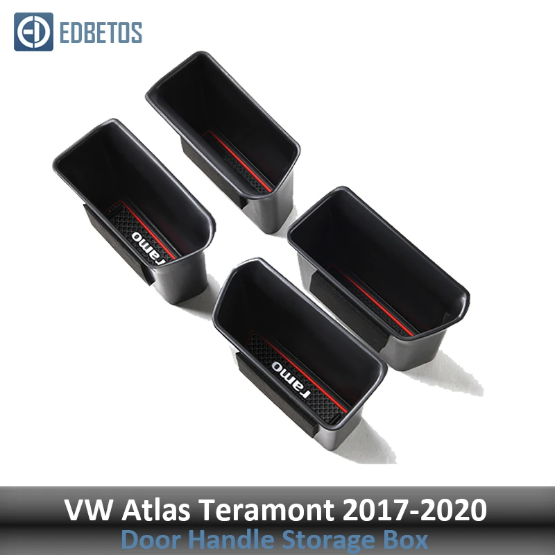 Коробка для хранения дверных ручек для Volkswagen VW Atlas Teramont- внутренняя дверная ручка контейнер держатель Atlas аксессуары