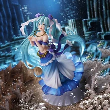 

DIY 23cm VOCALOID Hatsune Miku Anime Figure Mermaid Princess Manga Statue PVC Action Dolls Collectible Model Toys decoration