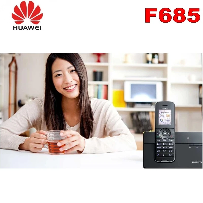Лот из 10 шт. Huawei F685 GSM WCDMA DECT телефон фиксированный клетчатый Сигнализация