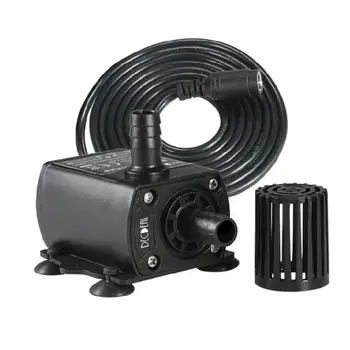 

USB Mini Submersible Pump DC12V 10W Flow Adjustment Function 400L/H Lift 4.5m