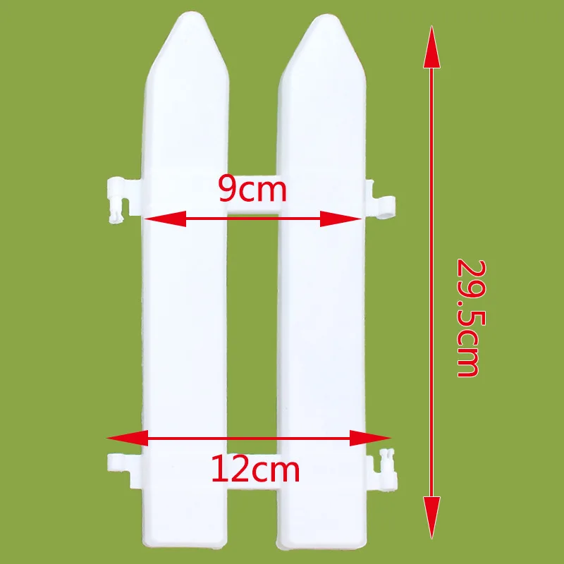 10 шт Рождественская елка забор декоративный садовый ПИКЕТ ЗАБОР миниатюрный пластиковый забор Рождественская елка декоративные аксессуары для вечеринок