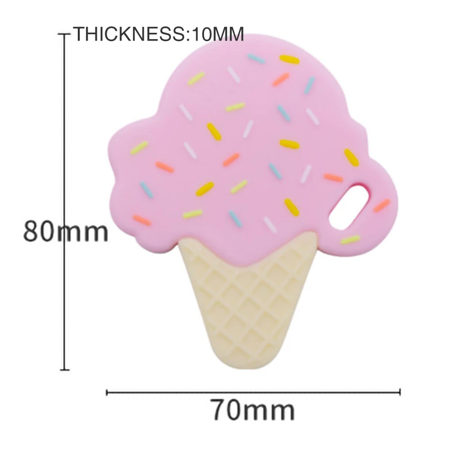 Itymama 10pc Ice Cream Silicone Teether Infant baby teething toys for newborns DIY Stroller Accessories baby teether BPA free Itymama 10pc Ice Cream Silicone Teether Infant baby teething toys for newborns DIY Stroller Accessories baby teether BPA free