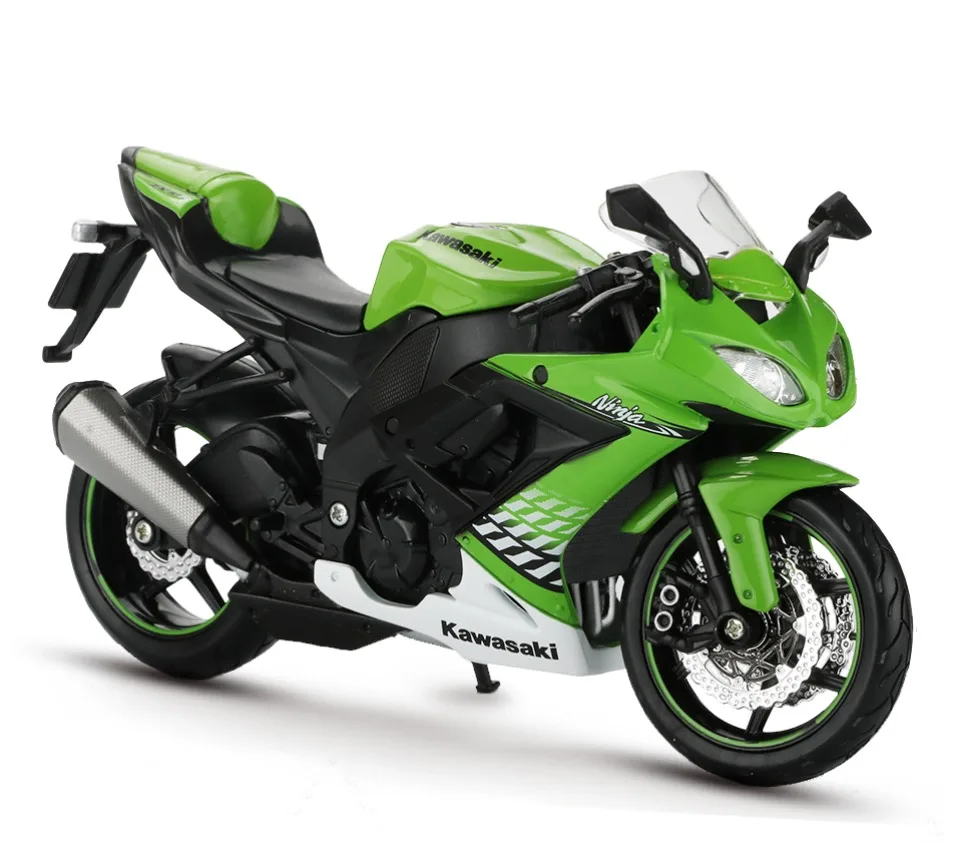 Модель мотоцикла Maisto из 1:12 сплава, игрушечный ZX-10R 2010, гоночный мотоцикл, велосипедные модели, игрушки для детей и взрослых