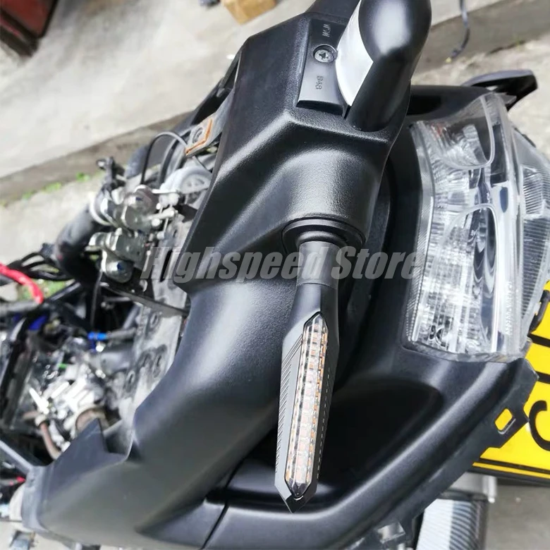 Motorcycle Light Motorcycle Led Lights Motorcycle Turn Signal Lights Motorcycle Turn Signal Motorcycle Spare Parts Indicators Light Turn Signal Spacers Adapters for MT03 MT07 MT09 MT10 Tracer/XSR 700 NIKEN GT