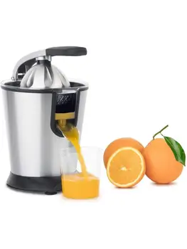 

H.Koenig Exprimidor Eléctrico para Cítricos y Naranjas Profesional, 160 W, Libre de BPA, Servicio Directo, Vertido Continuo