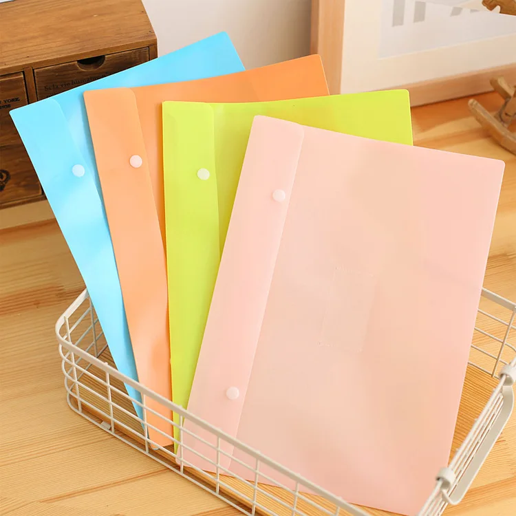 

Di chen Stationery Simple Snap Closure File Holder Office Learning Folder Waterproof File Bag