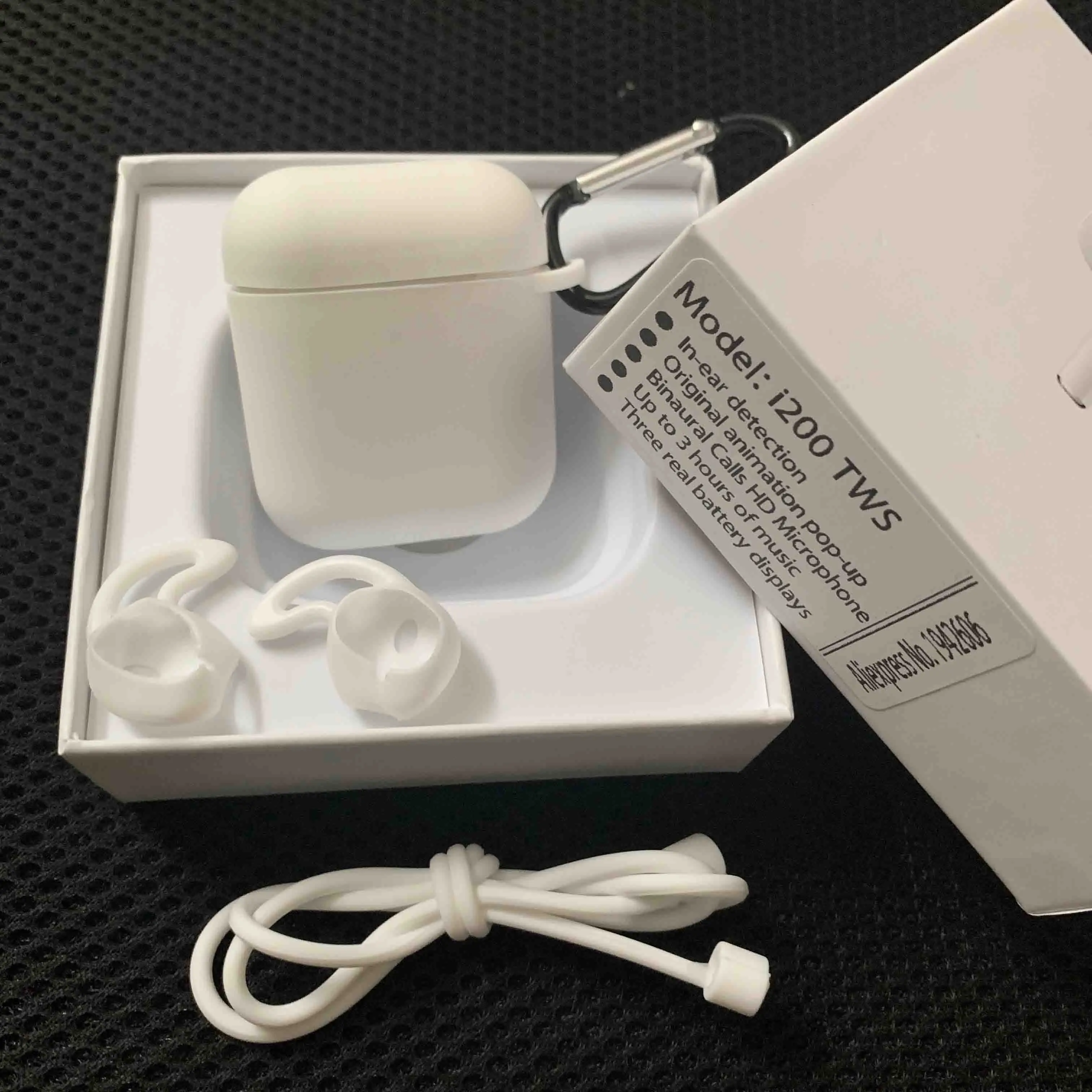 i200 tws bluetooth наушники Pop up Smart sensor наушники беспроводные наушники зарядная коробка PK w1 чип i60 i10 i30 i100 tws earphone wireless bluetooth headset stereo headphone tws wireless earphones - Цвет: i200tws-kits