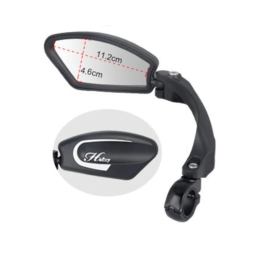 Bicycle Mirror 360 Degree Rotate MTB Road Bike Rearview Handlebar Mount Flexible Safety Cycling Back Mirror Folded Blind BC0124 (4)
