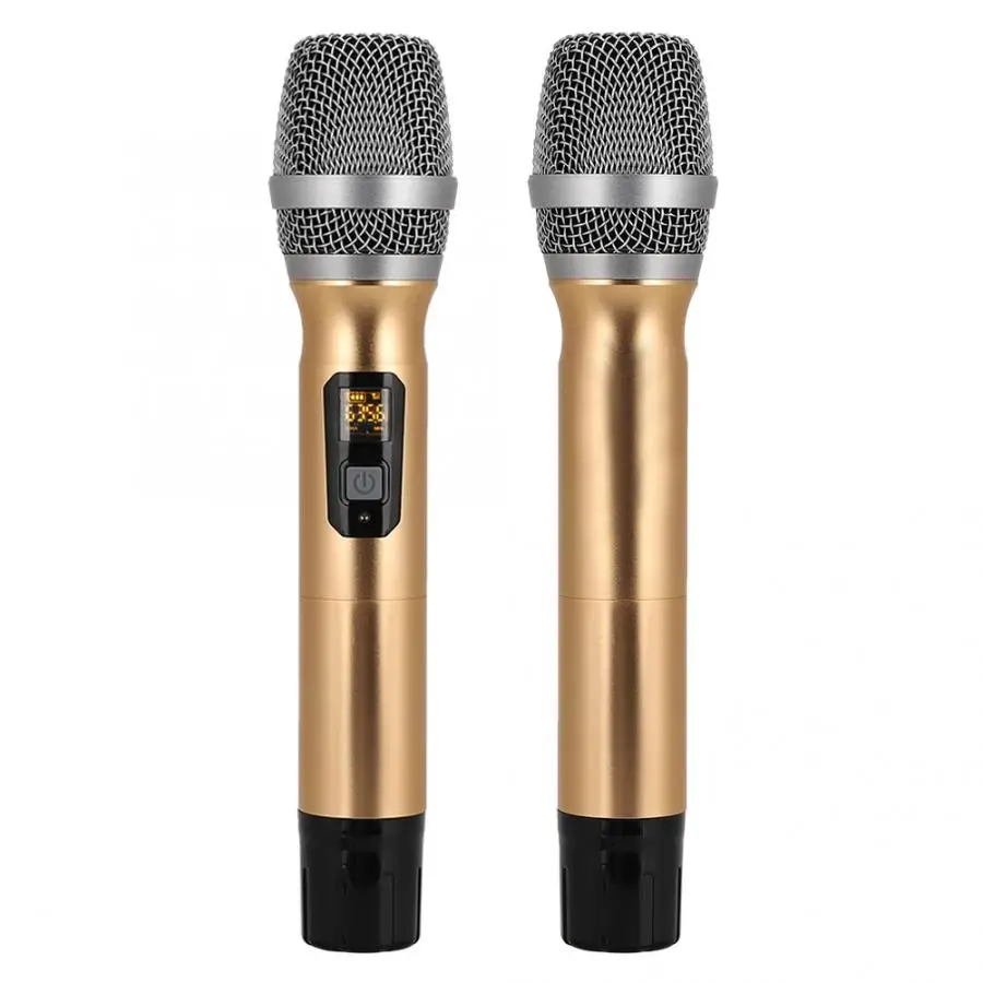 Цифровой частотная модуляция UHF 500 ~ 980MHz универсальный беспроводной микрофон для