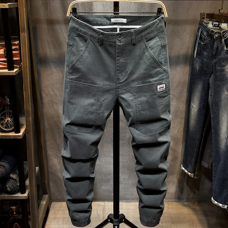 

Loose Men Pants Harem Casual Cotton Plus Size Sport Trending Cargo Men Pants Long Autumn Pantalon Hombre Mens Clothing XX50MP