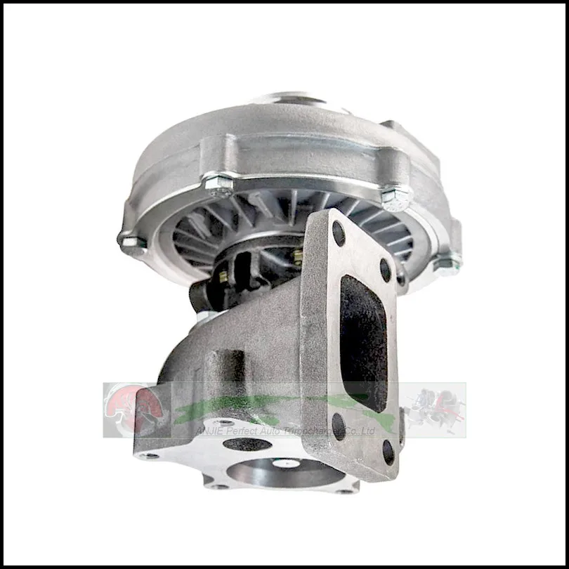 T3T4 T3 T4 T3T4 TO4E 5 bolt AR .63 comp AR .50 Oil cooled Turbo Turbine For Vehicle tuning Universal Cars 155-170kW (2)