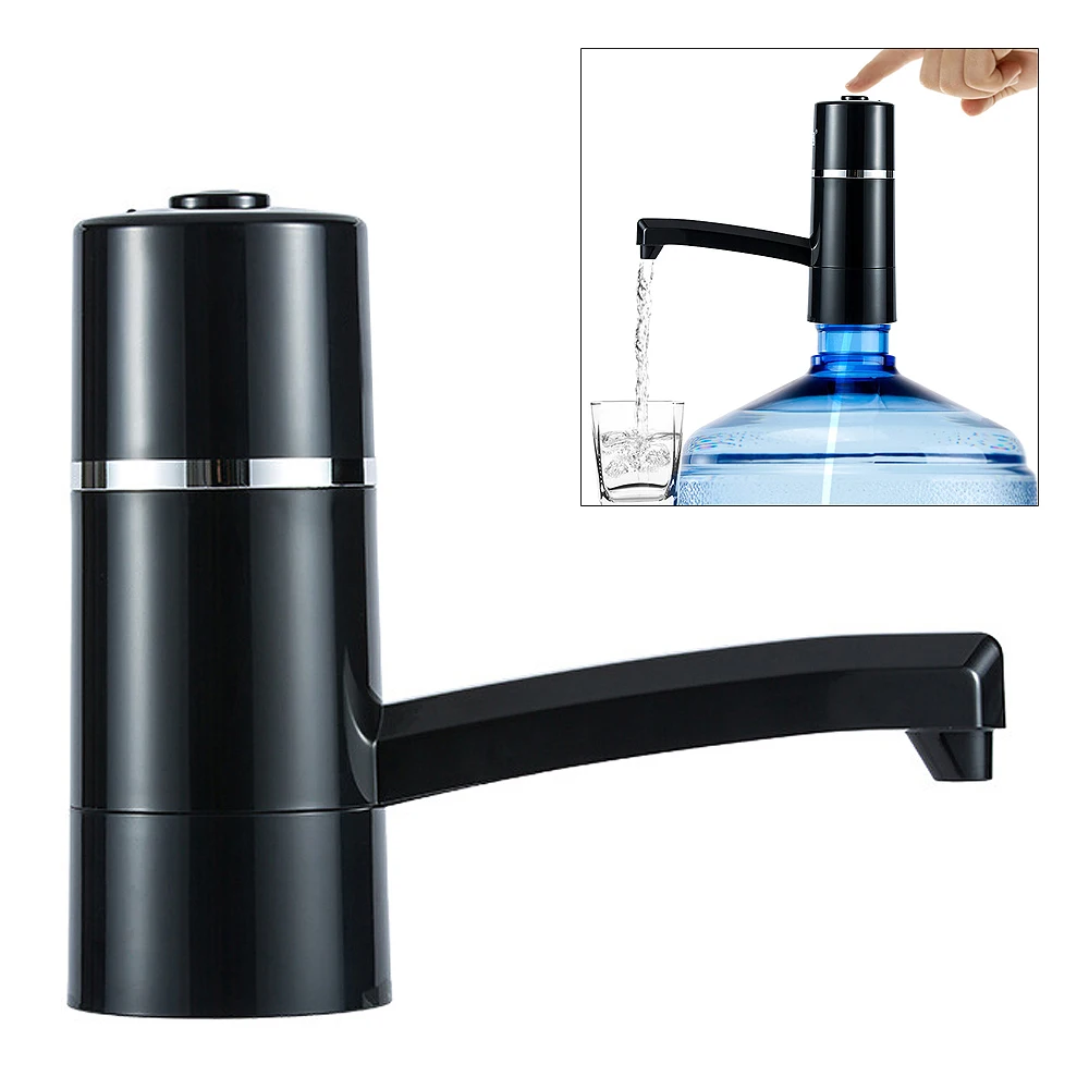 Water Pump Portable Pushbutton Wireless Rechargeable Electric Dispenser With Usb Cable And 304