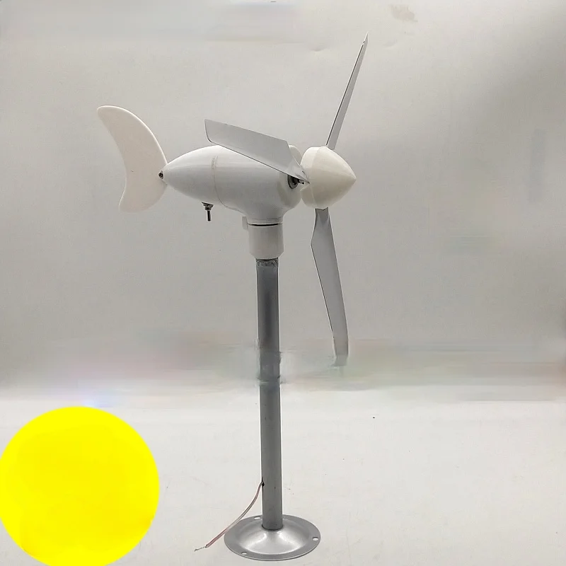 Miniature WTG wind driven generator Model three-phase permanent magnet Power generation technology experimental windmill wind